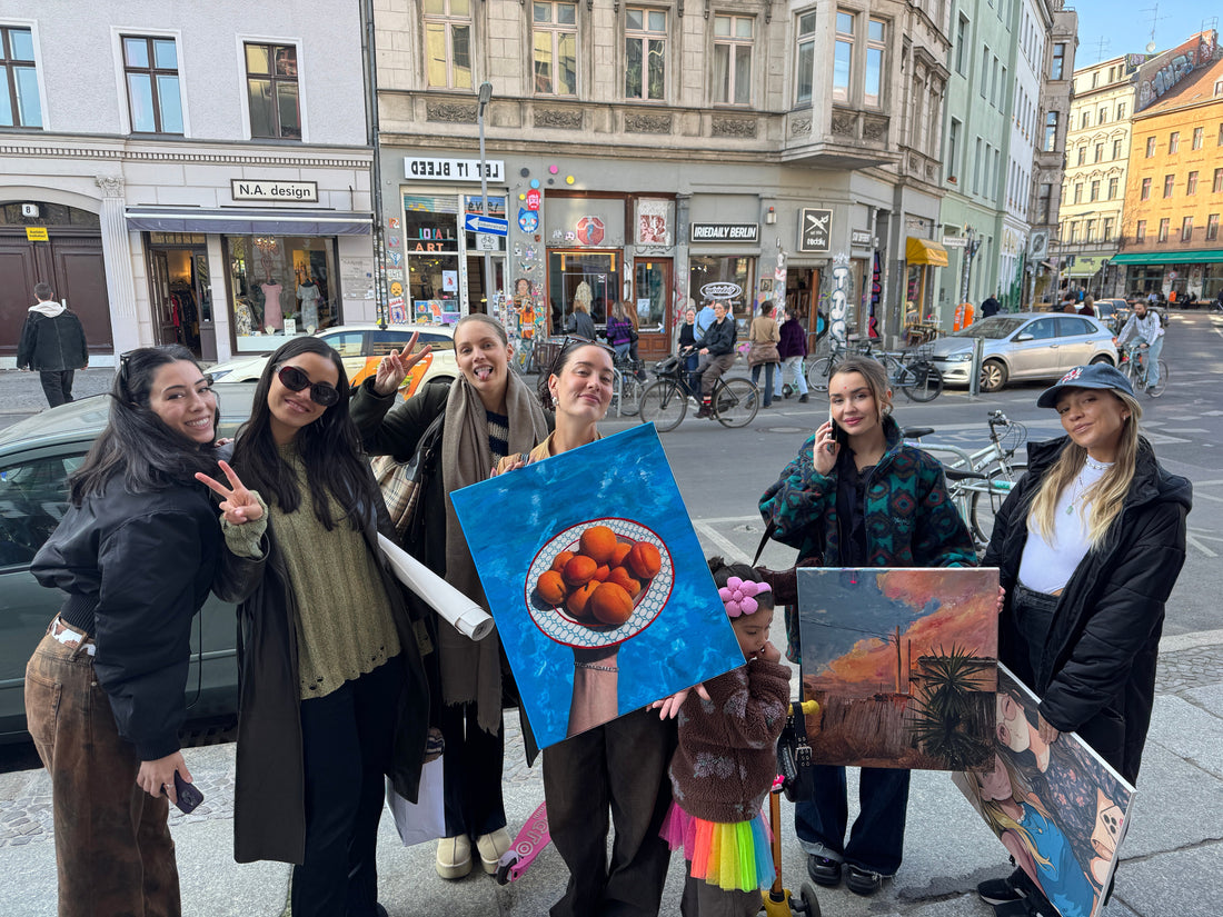 Unser erstes Print & Paint Event in Berlin